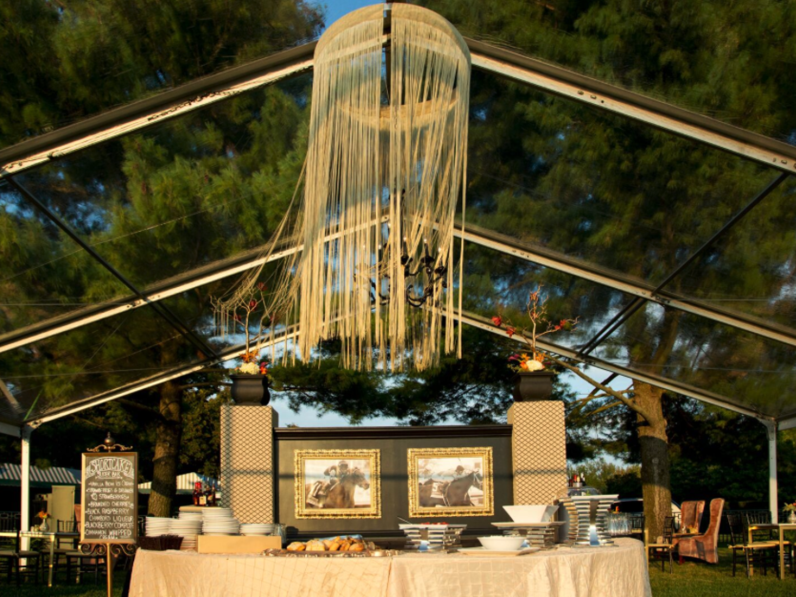 Tent on Keenhoofbeat Club lawn